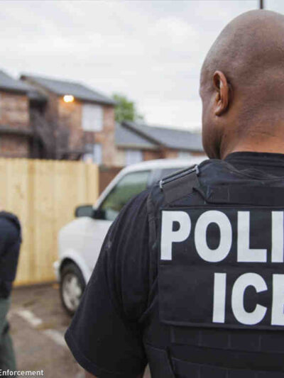 image of ICE agent