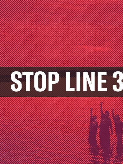 Stop Line 3 Graphic