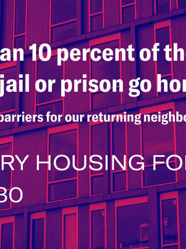reentry housing forum April 30