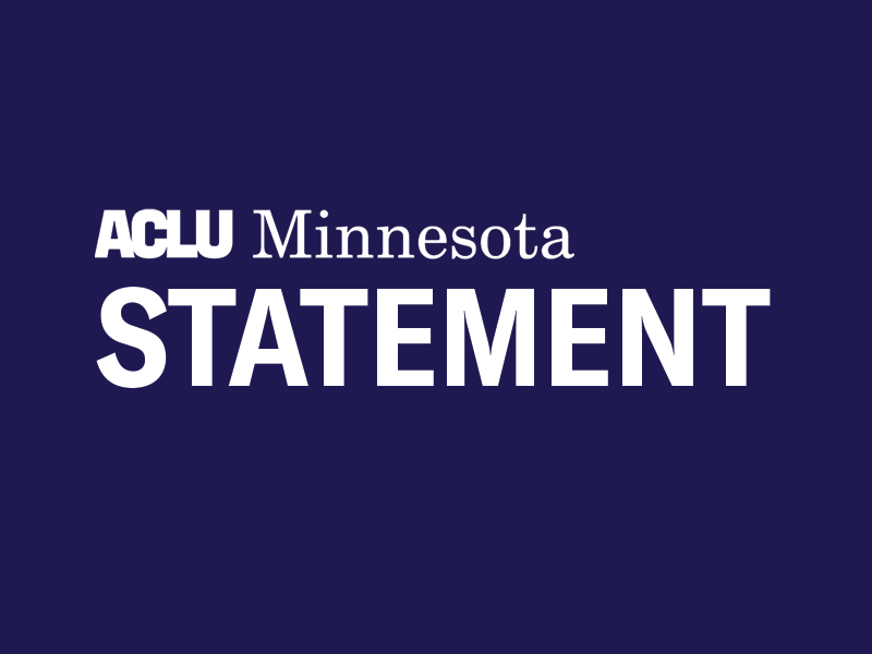 ACLU-MN Grateful for Stronger Charges Against Police Who Murdered ...