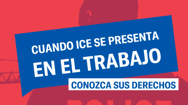 when ice is at the workplace spanish