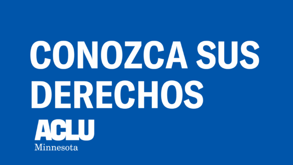 know your rights spanish