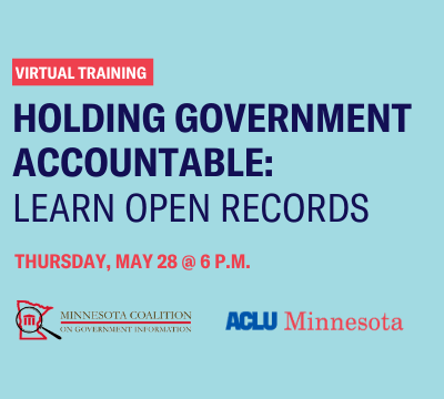 holding government accountable learn open records