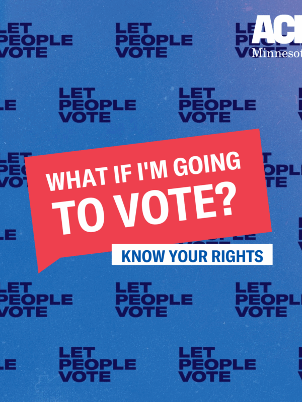 what if im going to vote? know your rights