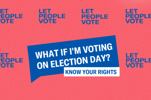 What if im going to vote on election day?