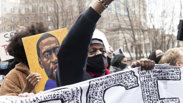 George Floyd march photo