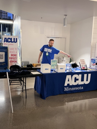 ACLU-MN joins the Timberwolves and Lynx to get out the vote