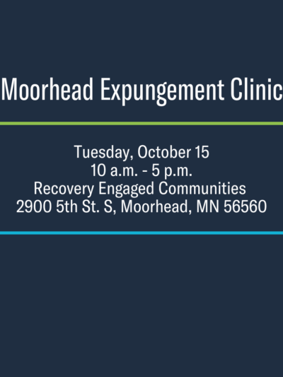 Moorhead Expungement Clinic