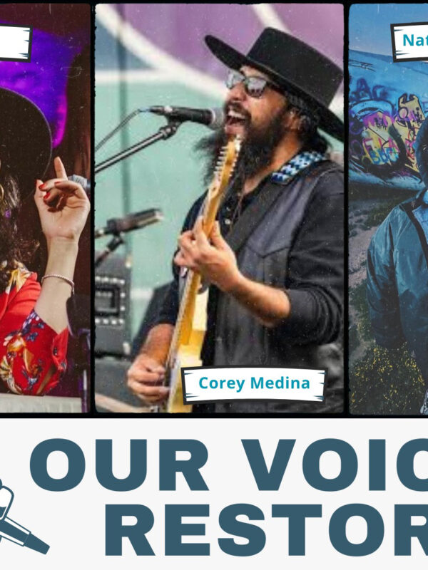 Our Voices Restored flyer