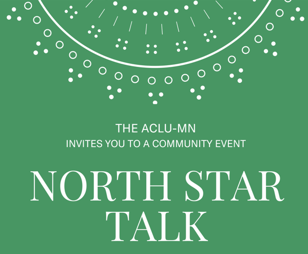 White text on green backgound.