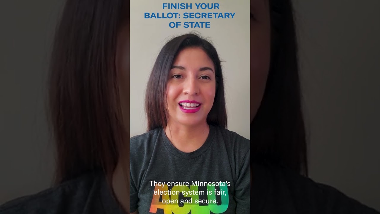 Finish Your Ballot: Secretary of State