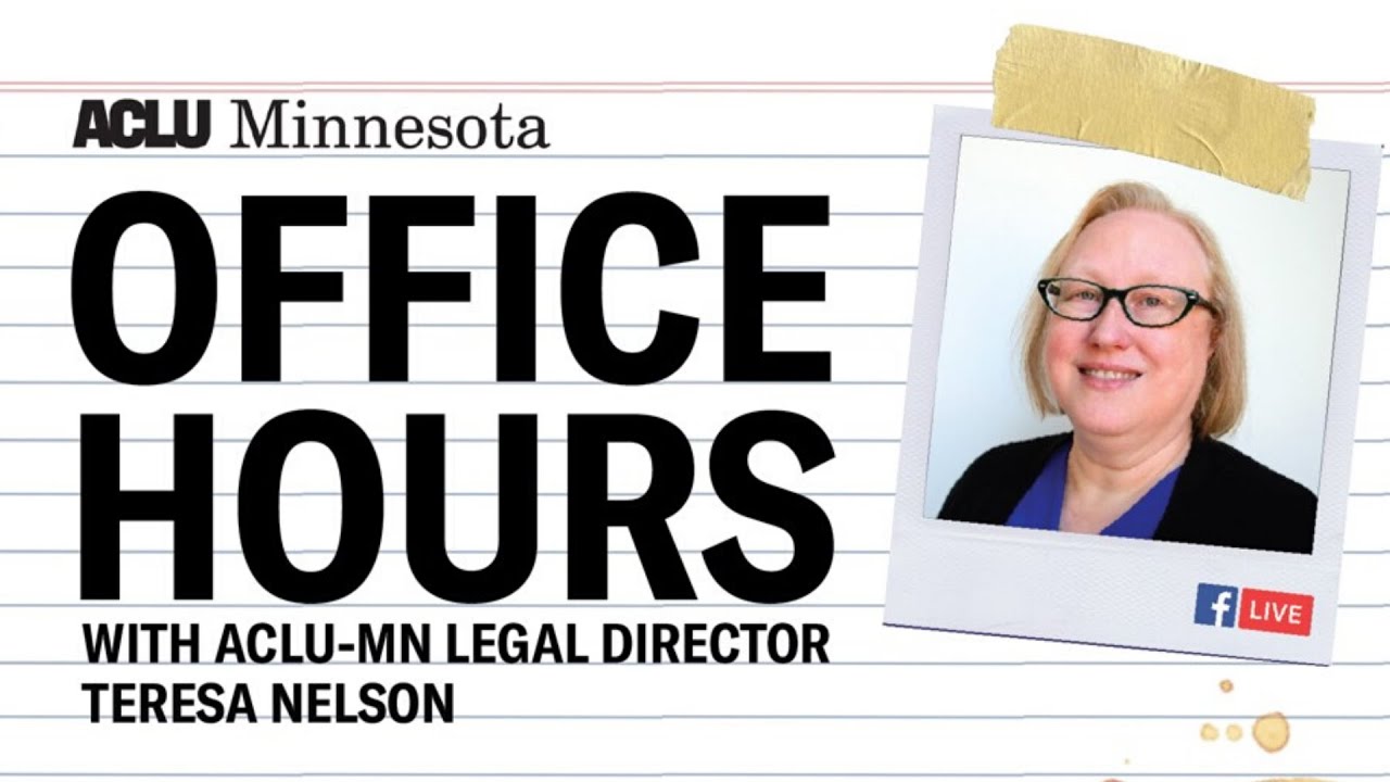 Office Hours with Legal Director Teresa Nelson