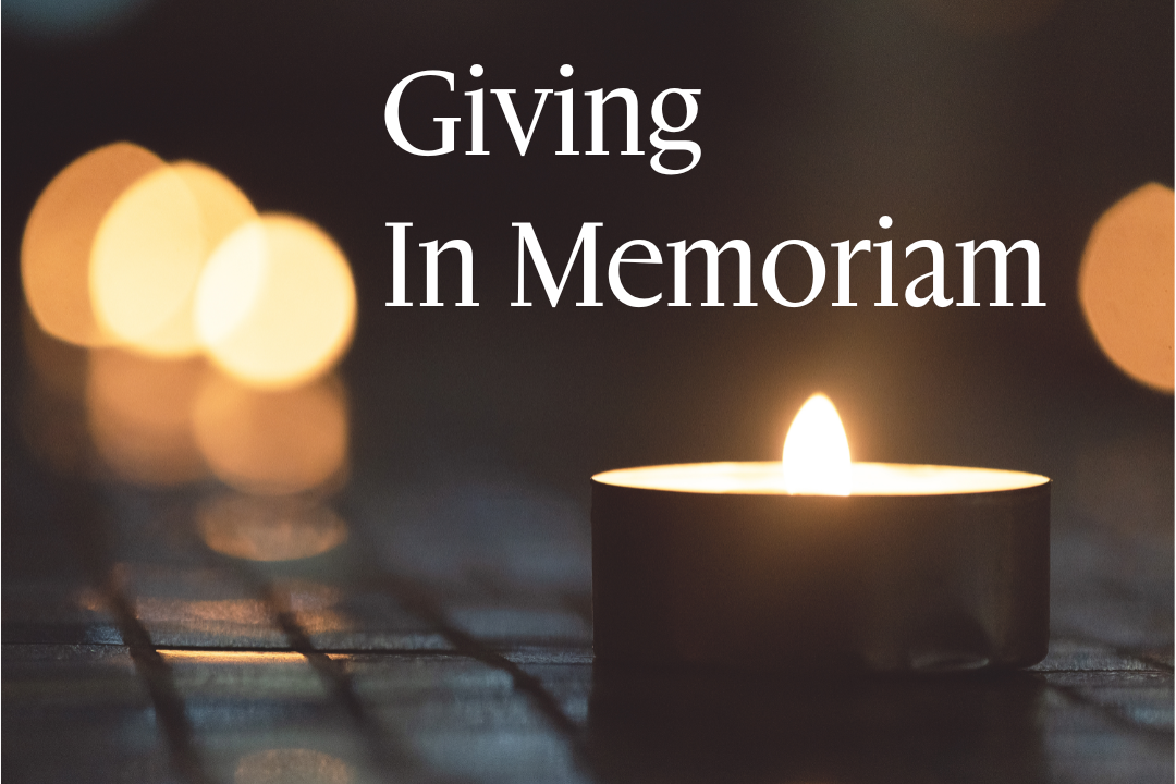 giving in memoriam