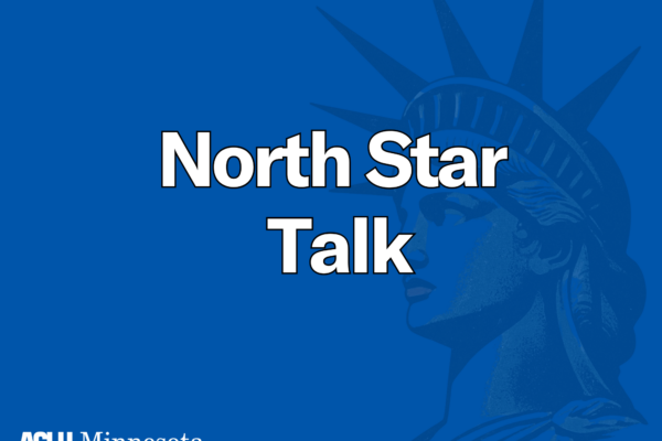 Image that says North Star Talk with a faded lady liberty in the background