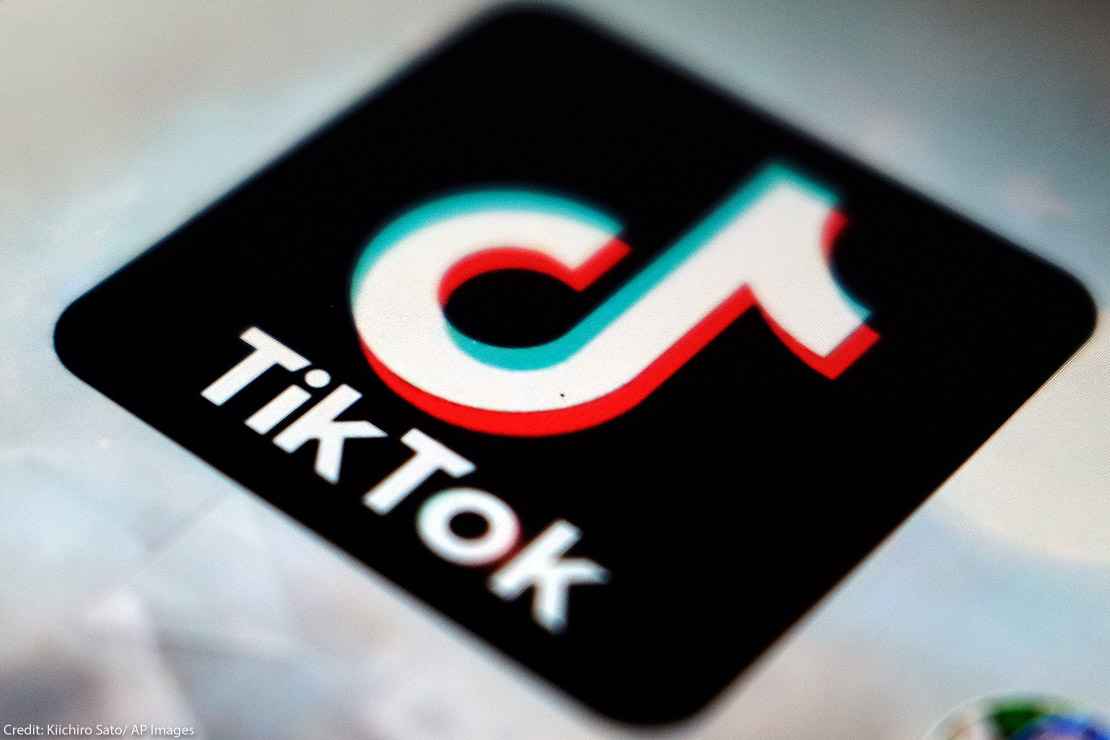 The TikTok logo.