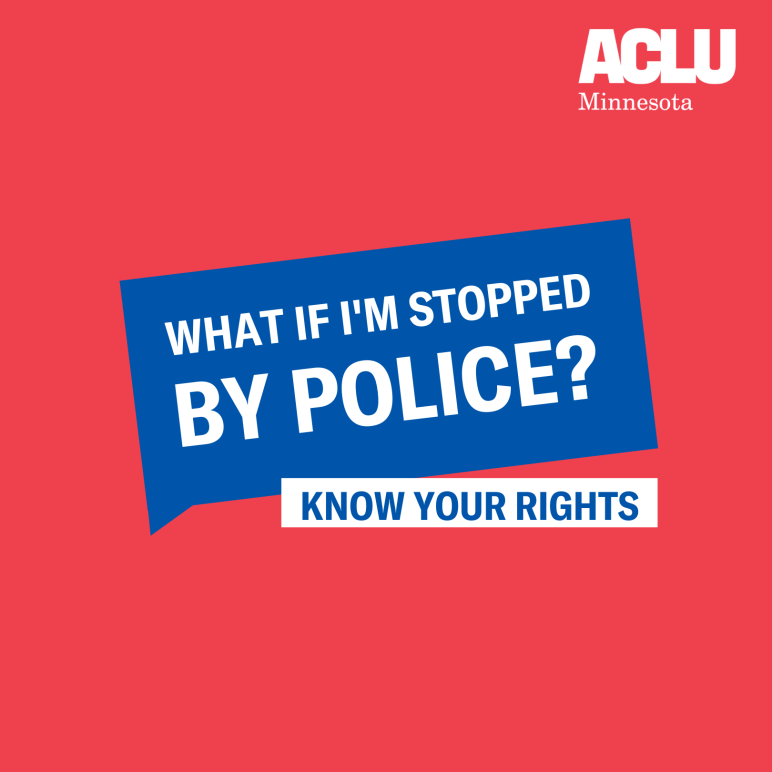 What If I'm Stopped by Police?