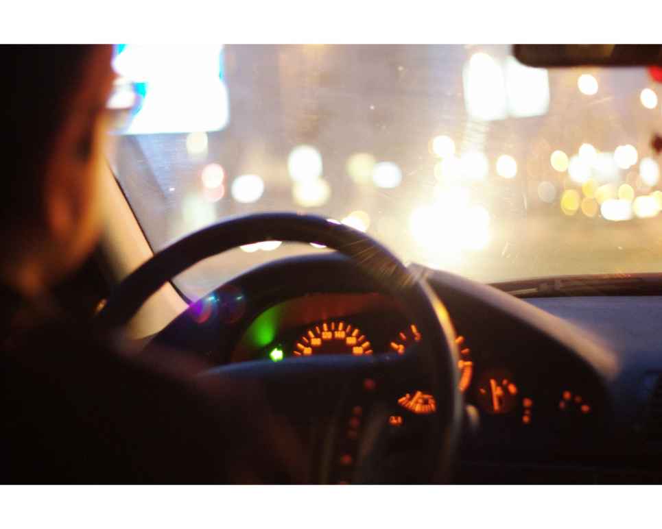 Photo of wheel and dashboard 