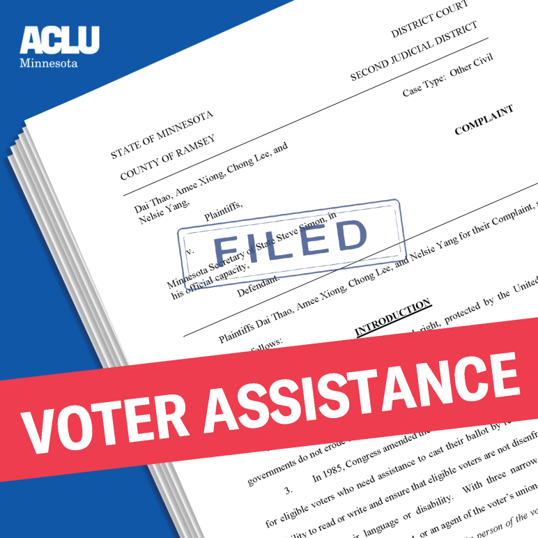 Voter Assistance Lawsuit Filed