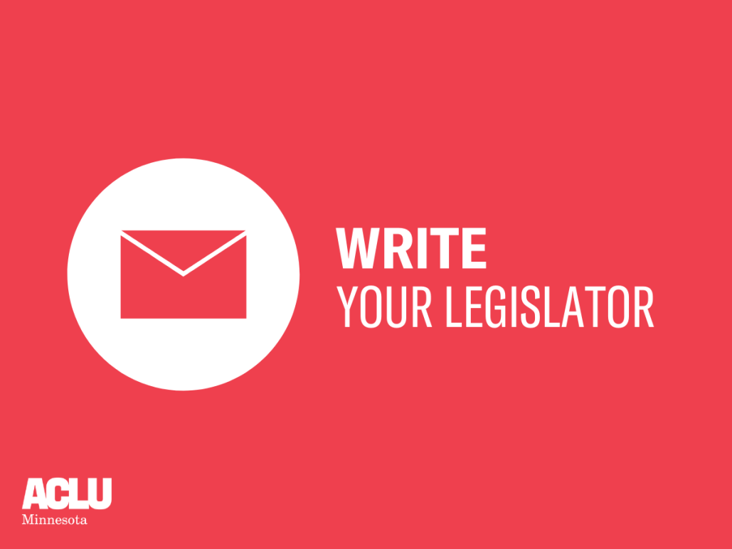write your legislator 