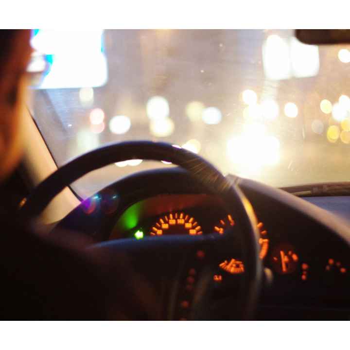 Photo of wheel and dashboard 